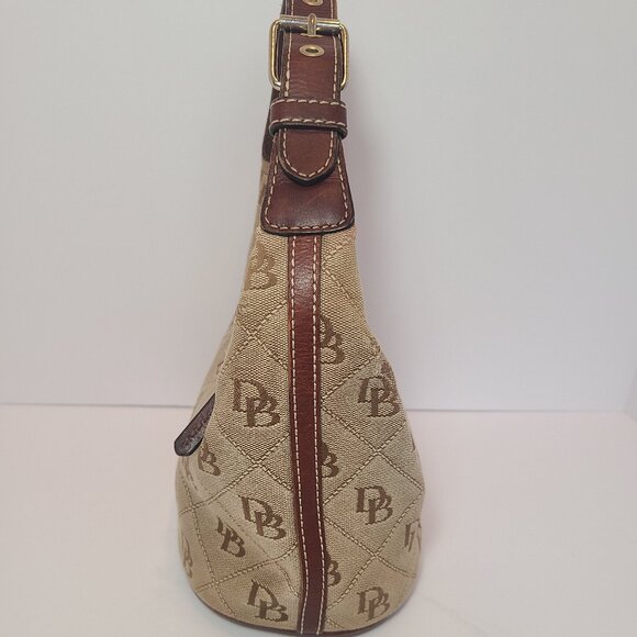 Dooney & Bourke Small Logo Purse w/ Leather Trim - Picture 5 of 16